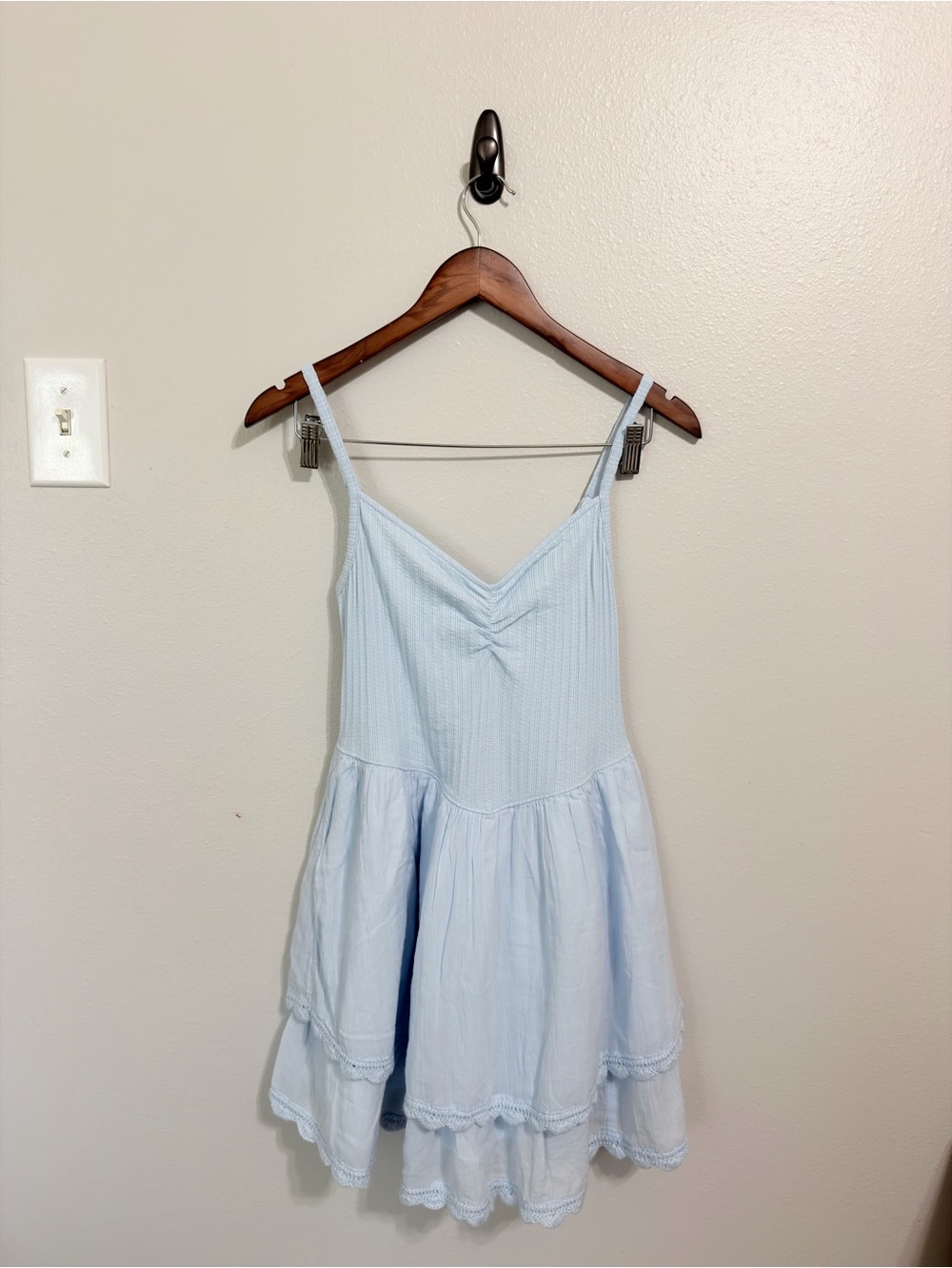 Aerie At The Barre Ribbed Tiered Mini Sundress
